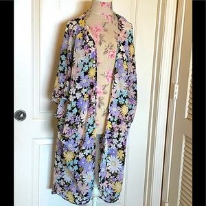 plus size floral cover 💜